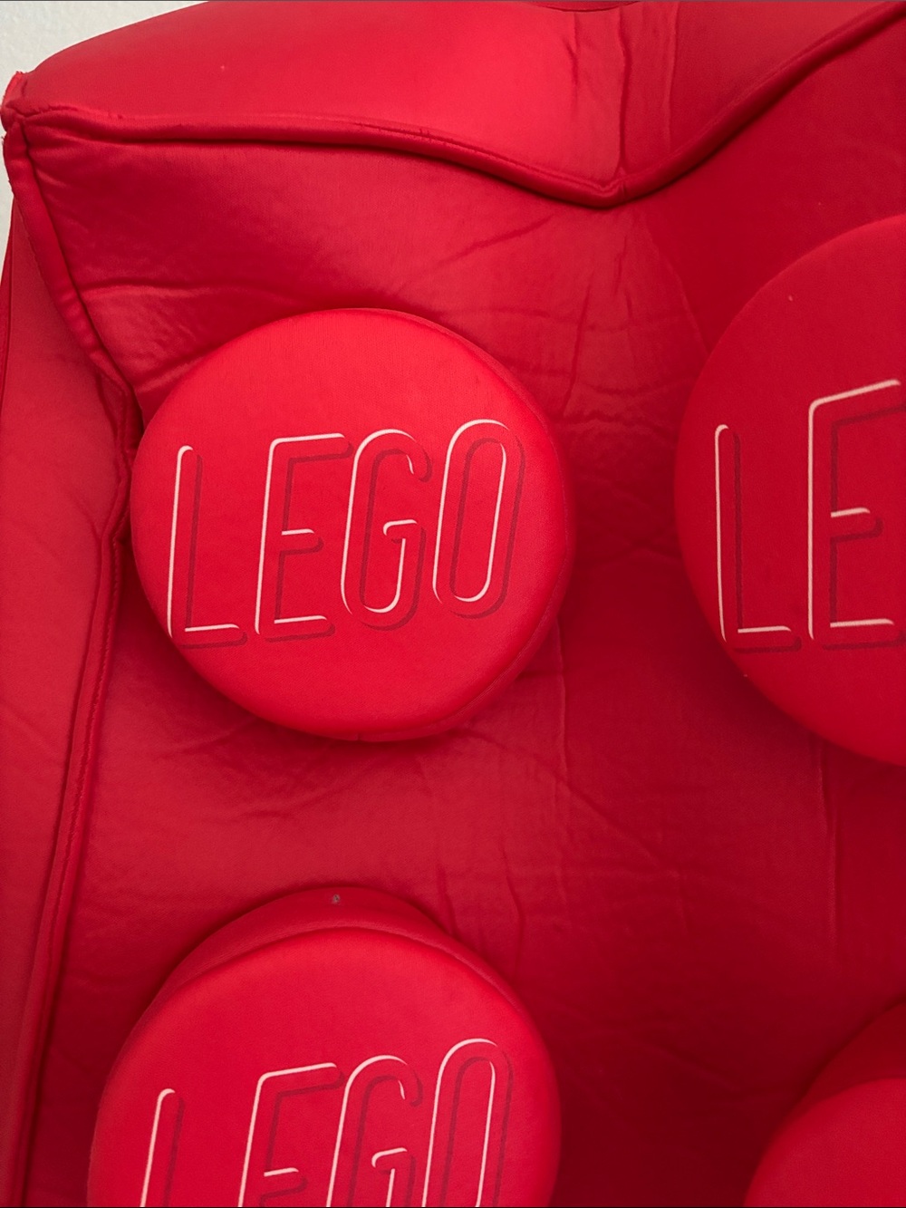 Adult Red Lego Brick Costume OS Halloween | Dress Up | Costume Party | - Picture 2 of 13